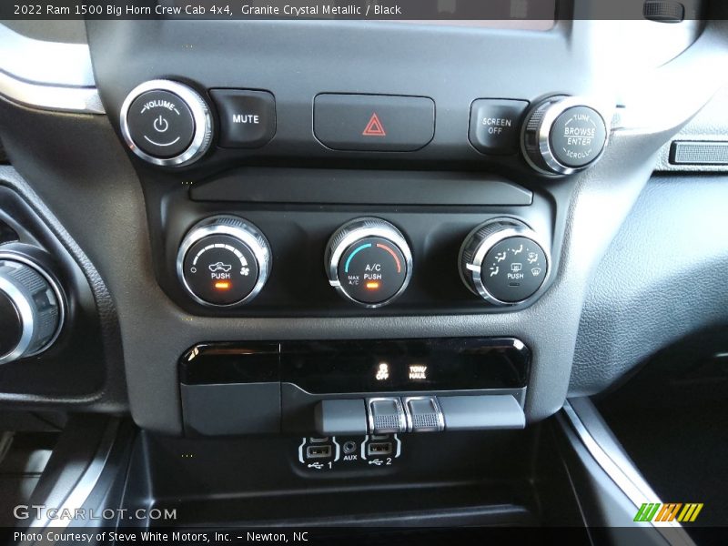 Granite Crystal Metallic / Black 2022 Ram 1500 Big Horn Crew Cab 4x4