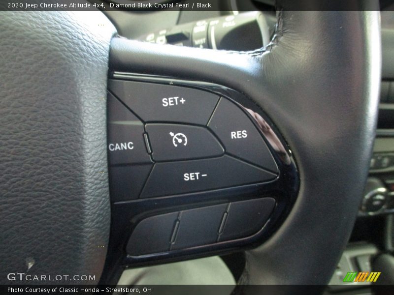 Diamond Black Crystal Pearl / Black 2020 Jeep Cherokee Altitude 4x4