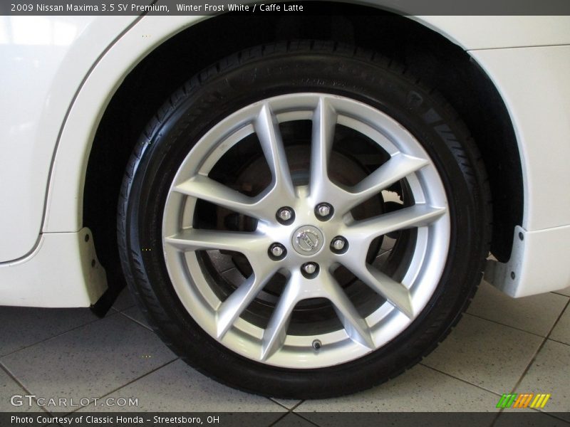 Winter Frost White / Caffe Latte 2009 Nissan Maxima 3.5 SV Premium