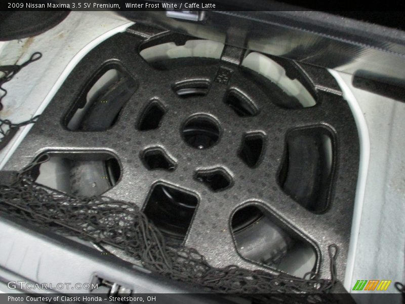 Winter Frost White / Caffe Latte 2009 Nissan Maxima 3.5 SV Premium