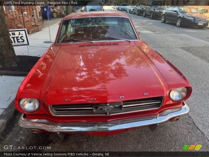 Rangoon Red / Red 1965 Ford Mustang Coupe
