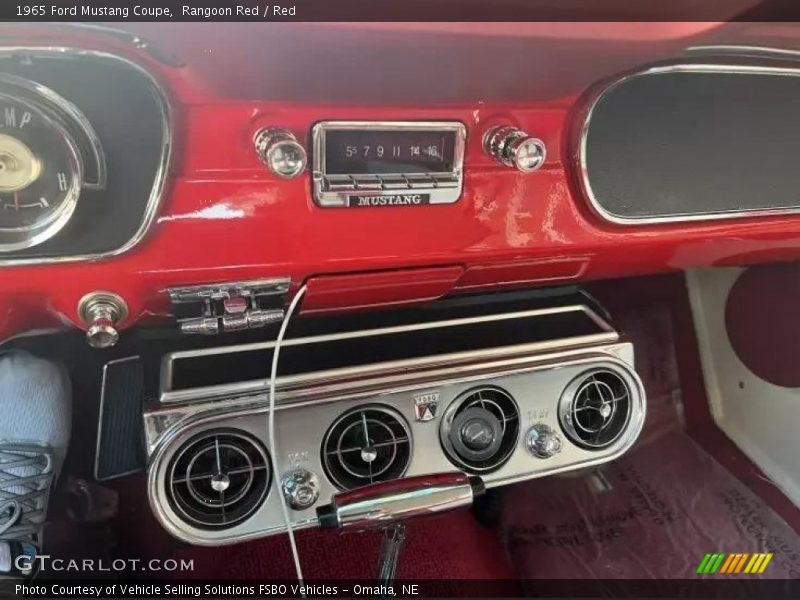 Rangoon Red / Red 1965 Ford Mustang Coupe