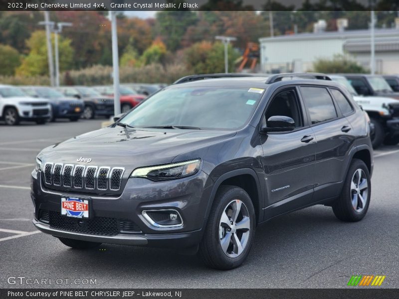 Granite Crystal Metallic / Black 2022 Jeep Cherokee Limited 4x4