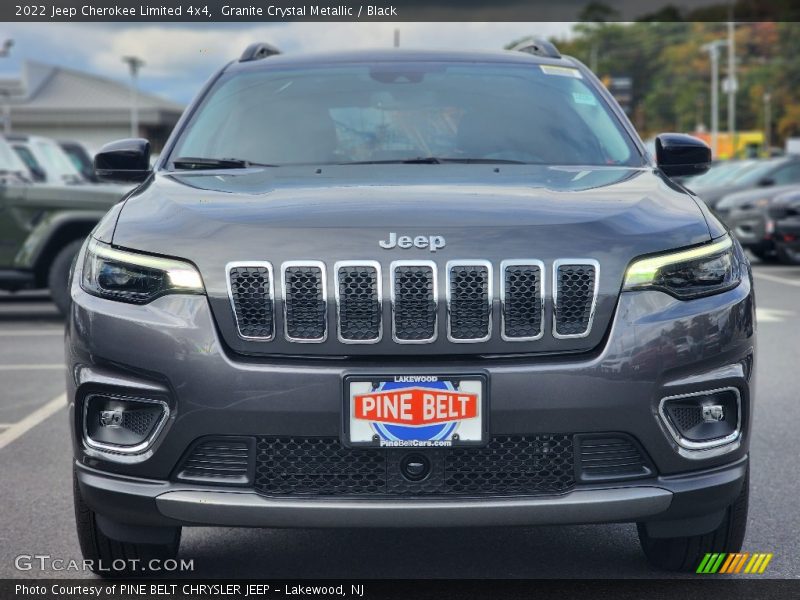 Granite Crystal Metallic / Black 2022 Jeep Cherokee Limited 4x4