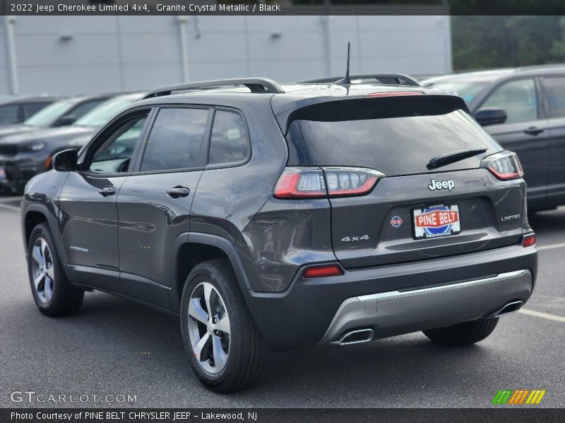 Granite Crystal Metallic / Black 2022 Jeep Cherokee Limited 4x4