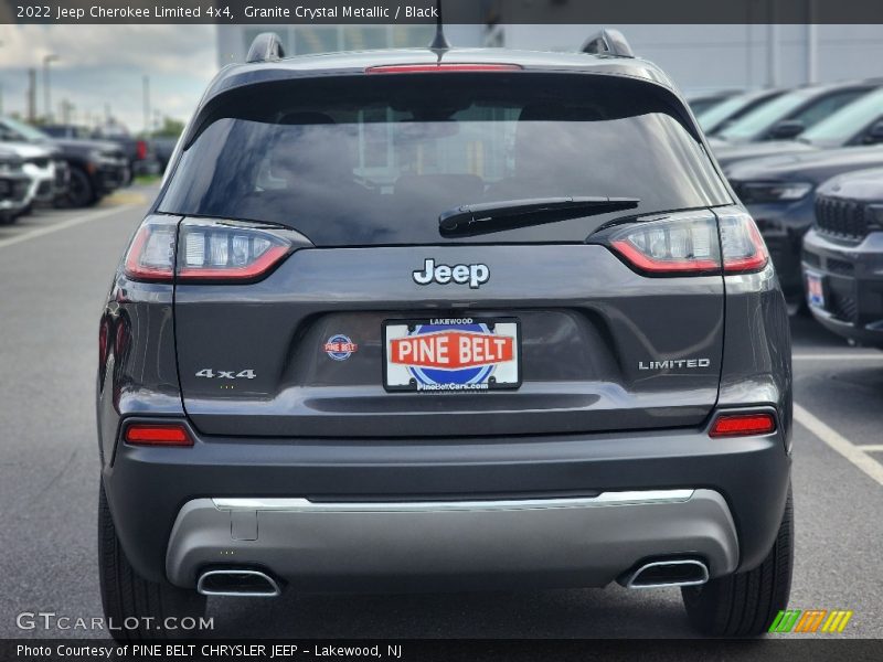 Granite Crystal Metallic / Black 2022 Jeep Cherokee Limited 4x4