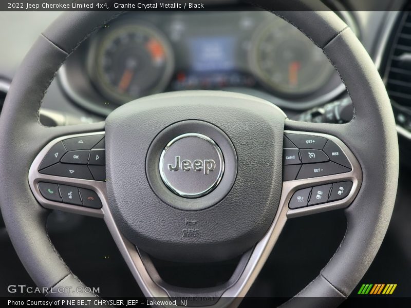 Granite Crystal Metallic / Black 2022 Jeep Cherokee Limited 4x4