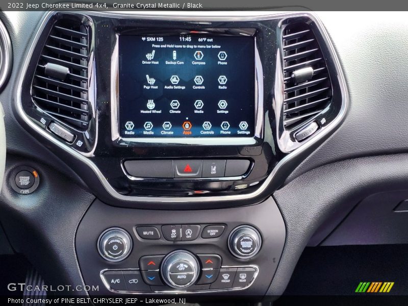 Granite Crystal Metallic / Black 2022 Jeep Cherokee Limited 4x4