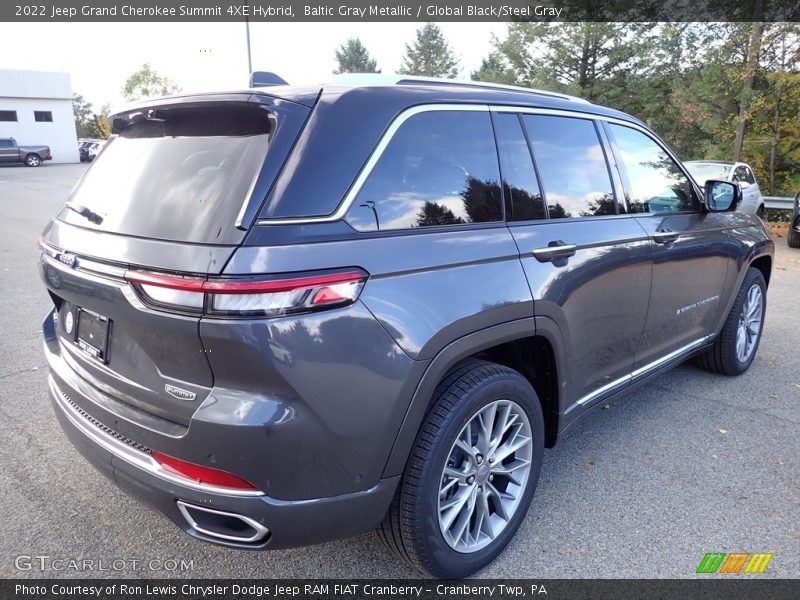 Baltic Gray Metallic / Global Black/Steel Gray 2022 Jeep Grand Cherokee Summit 4XE Hybrid
