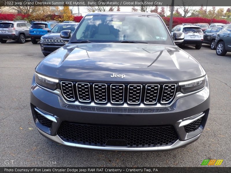Baltic Gray Metallic / Global Black/Steel Gray 2022 Jeep Grand Cherokee Summit 4XE Hybrid