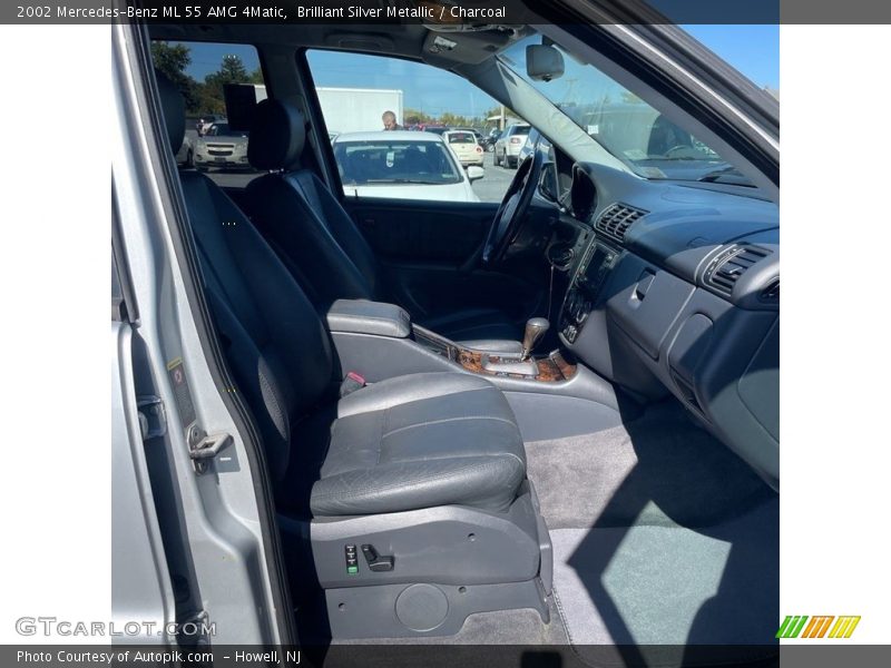 Brilliant Silver Metallic / Charcoal 2002 Mercedes-Benz ML 55 AMG 4Matic