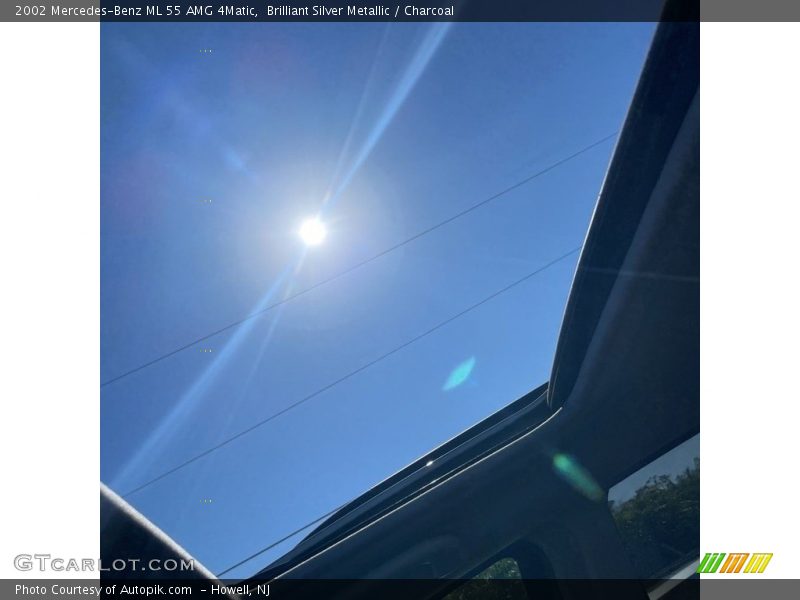 Brilliant Silver Metallic / Charcoal 2002 Mercedes-Benz ML 55 AMG 4Matic