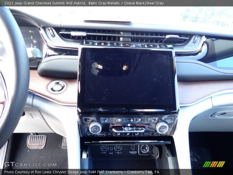 Controls of 2022 Grand Cherokee Summit 4XE Hybrid