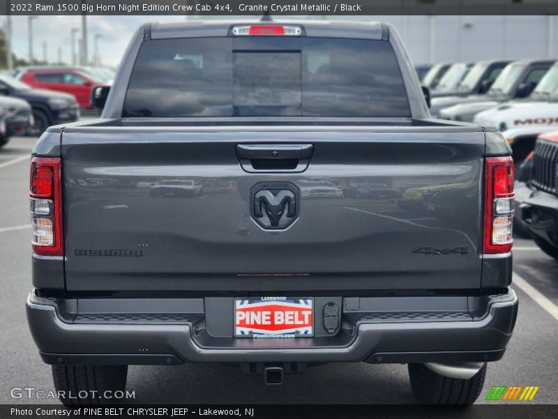 Granite Crystal Metallic / Black 2022 Ram 1500 Big Horn Night Edition Crew Cab 4x4