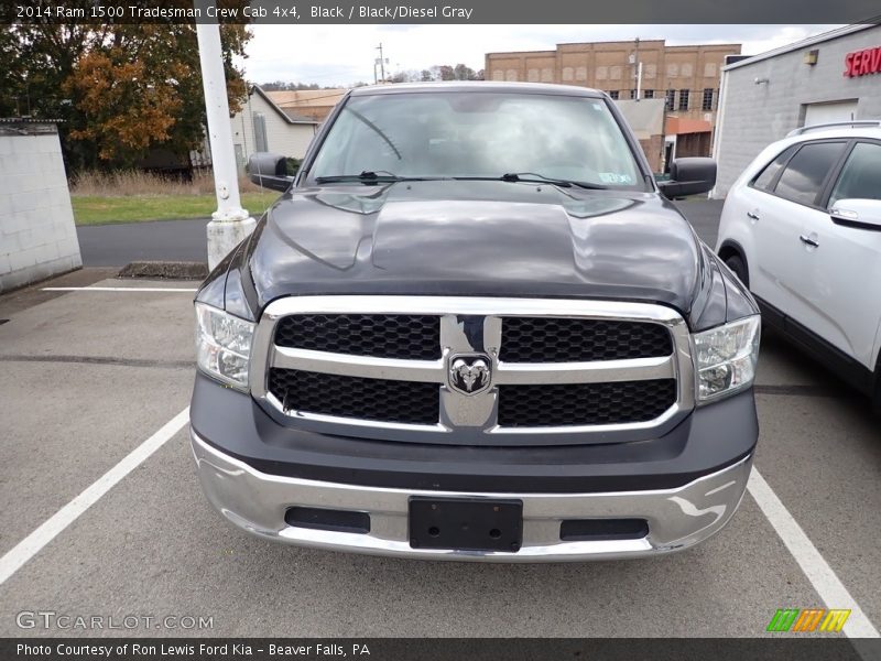 Black / Black/Diesel Gray 2014 Ram 1500 Tradesman Crew Cab 4x4