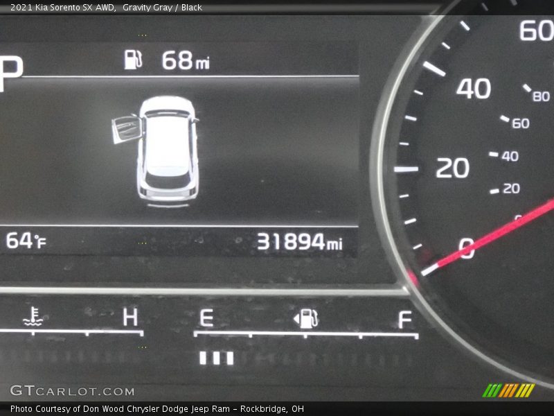Gravity Gray / Black 2021 Kia Sorento SX AWD