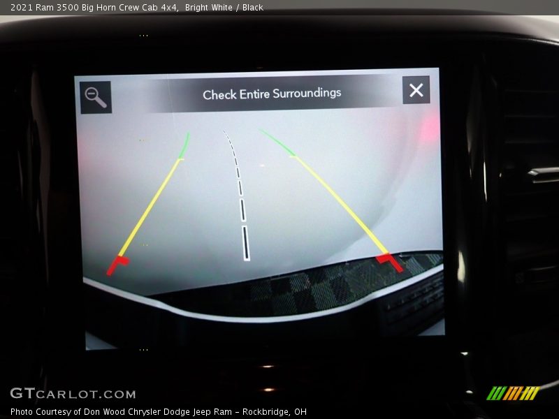 Bright White / Black 2021 Ram 3500 Big Horn Crew Cab 4x4
