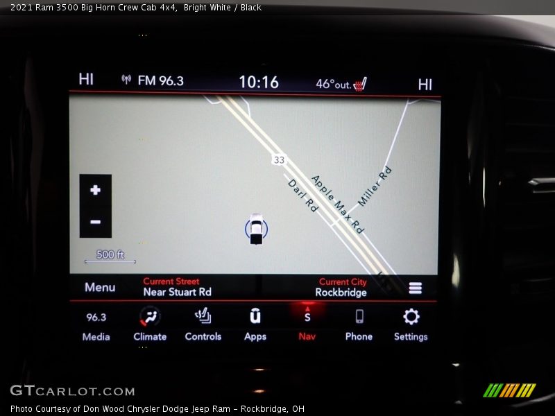 Bright White / Black 2021 Ram 3500 Big Horn Crew Cab 4x4