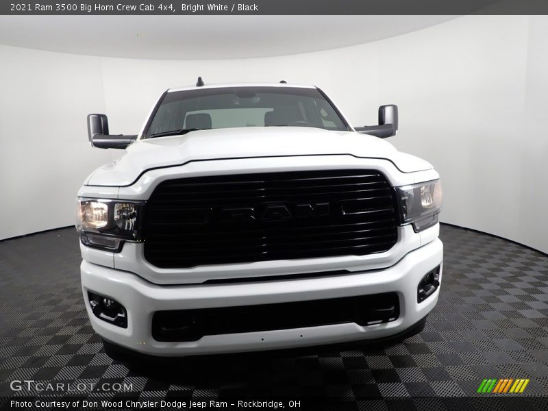 Bright White / Black 2021 Ram 3500 Big Horn Crew Cab 4x4