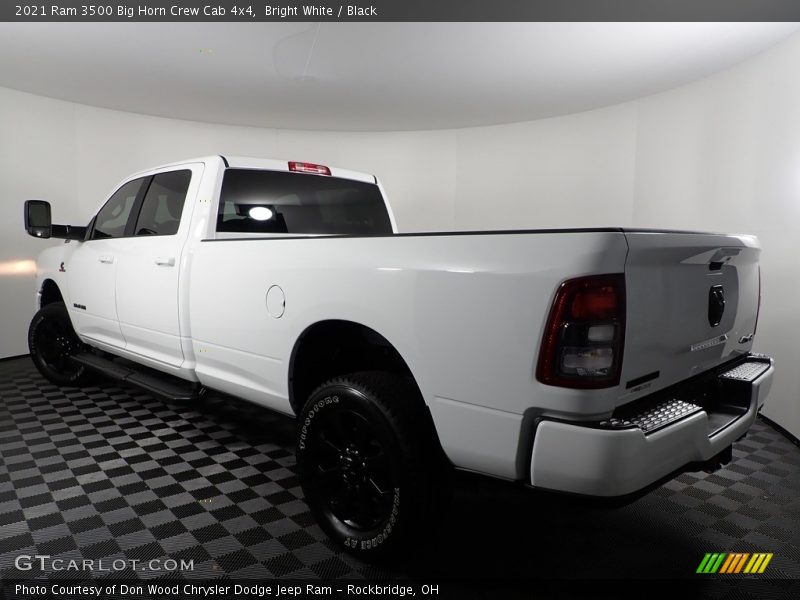 Bright White / Black 2021 Ram 3500 Big Horn Crew Cab 4x4