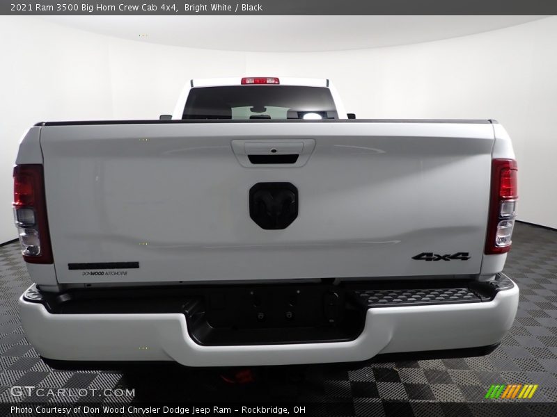 Bright White / Black 2021 Ram 3500 Big Horn Crew Cab 4x4