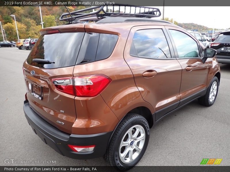 Canyon Ridge Metallic / Ebony Black 2019 Ford EcoSport SE 4WD