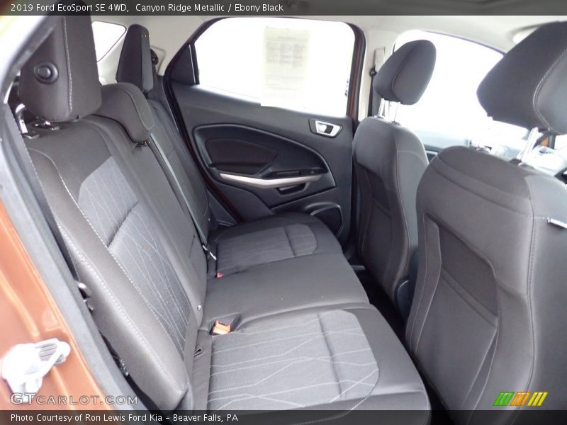 Canyon Ridge Metallic / Ebony Black 2019 Ford EcoSport SE 4WD