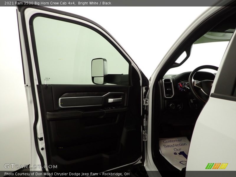 Bright White / Black 2021 Ram 3500 Big Horn Crew Cab 4x4