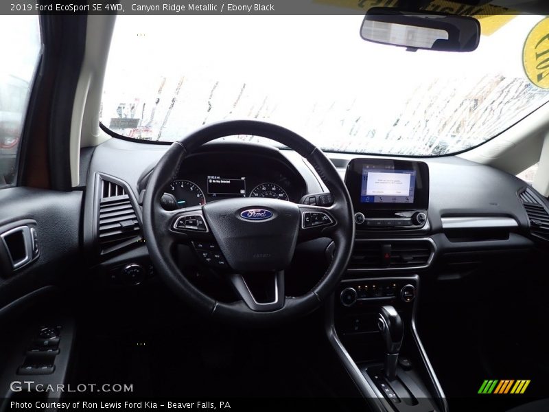 Canyon Ridge Metallic / Ebony Black 2019 Ford EcoSport SE 4WD