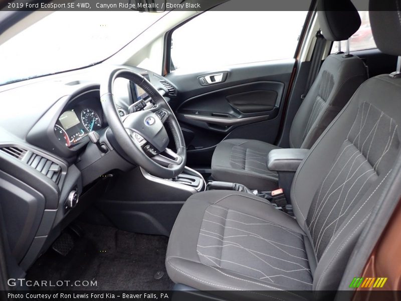 Canyon Ridge Metallic / Ebony Black 2019 Ford EcoSport SE 4WD