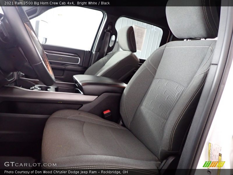 Bright White / Black 2021 Ram 3500 Big Horn Crew Cab 4x4