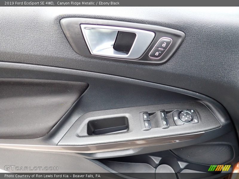 Canyon Ridge Metallic / Ebony Black 2019 Ford EcoSport SE 4WD
