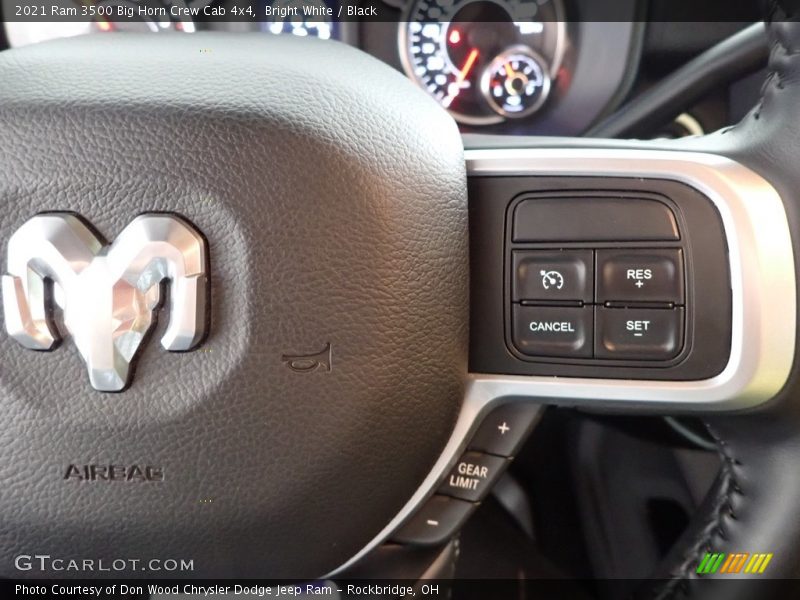 Bright White / Black 2021 Ram 3500 Big Horn Crew Cab 4x4