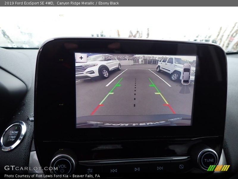 Canyon Ridge Metallic / Ebony Black 2019 Ford EcoSport SE 4WD