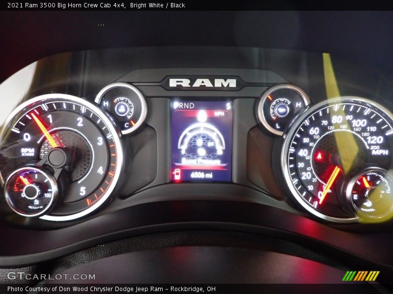 Bright White / Black 2021 Ram 3500 Big Horn Crew Cab 4x4