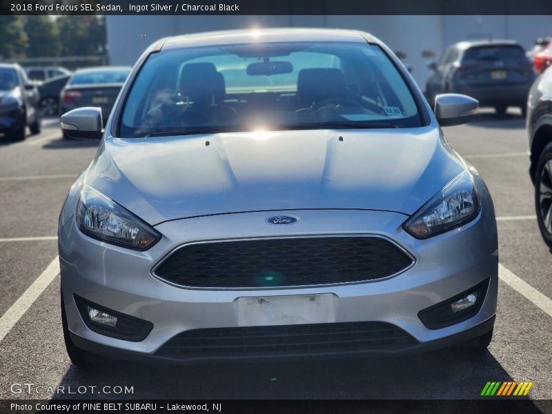 Ingot Silver / Charcoal Black 2018 Ford Focus SEL Sedan