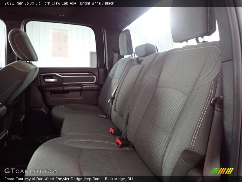Bright White / Black 2021 Ram 3500 Big Horn Crew Cab 4x4