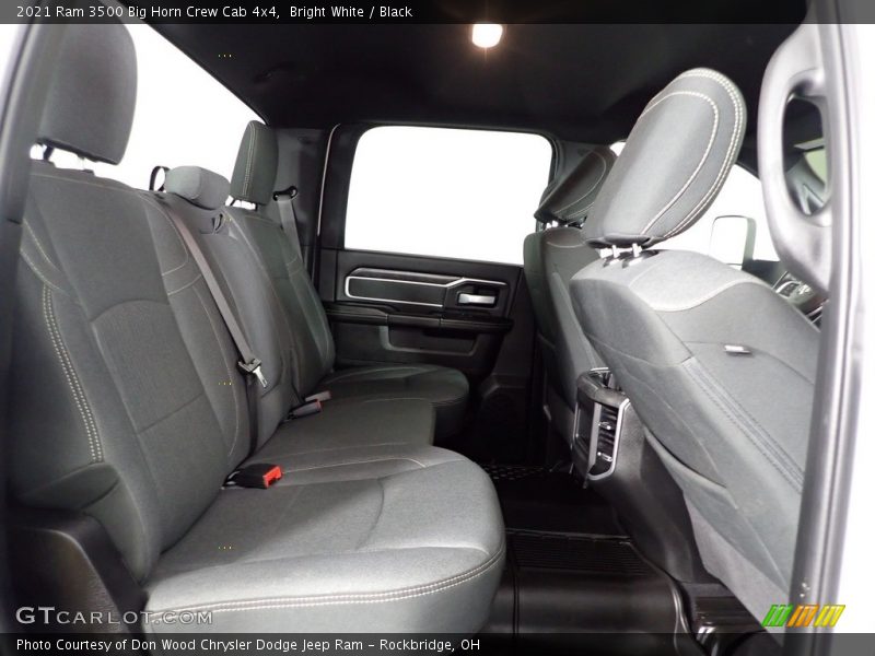 Bright White / Black 2021 Ram 3500 Big Horn Crew Cab 4x4