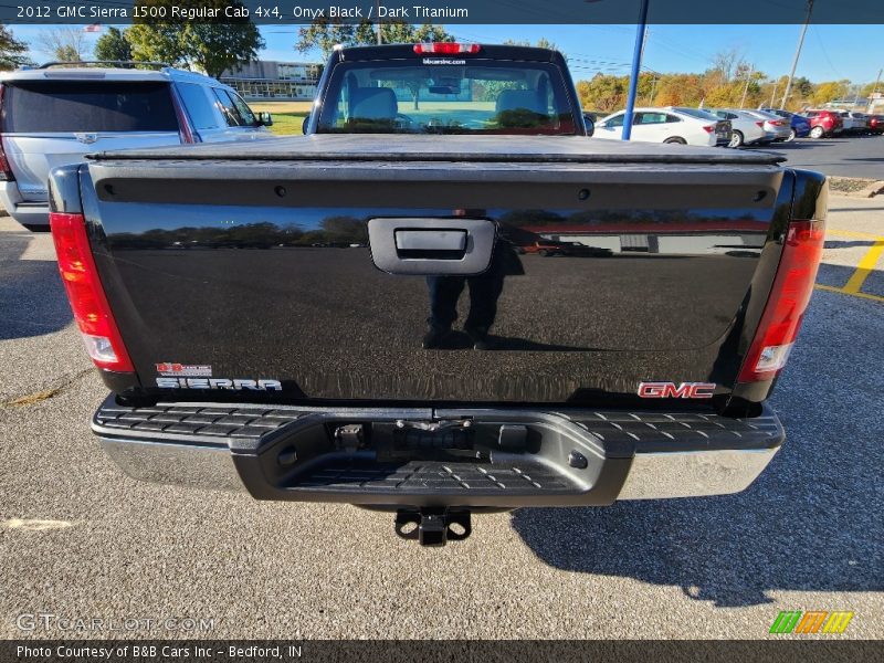 Onyx Black / Dark Titanium 2012 GMC Sierra 1500 Regular Cab 4x4