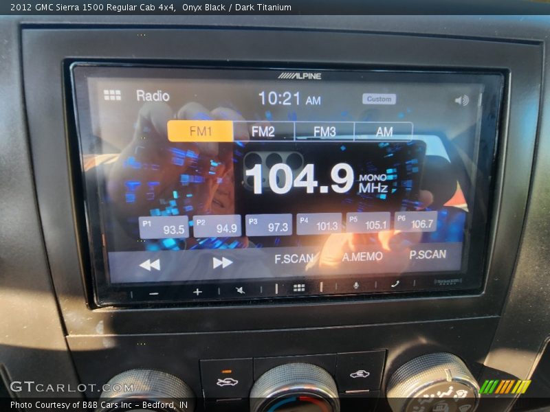 Onyx Black / Dark Titanium 2012 GMC Sierra 1500 Regular Cab 4x4