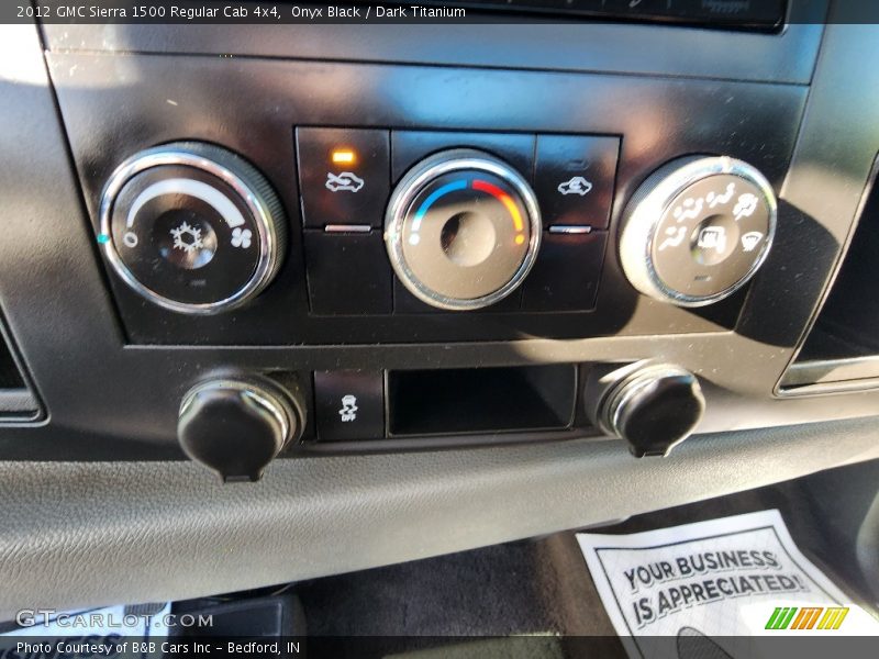 Onyx Black / Dark Titanium 2012 GMC Sierra 1500 Regular Cab 4x4