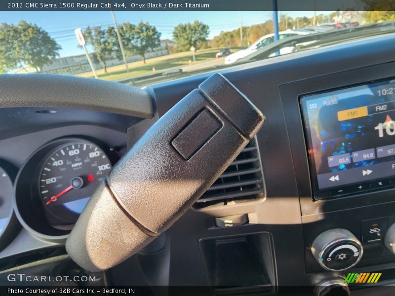 Onyx Black / Dark Titanium 2012 GMC Sierra 1500 Regular Cab 4x4