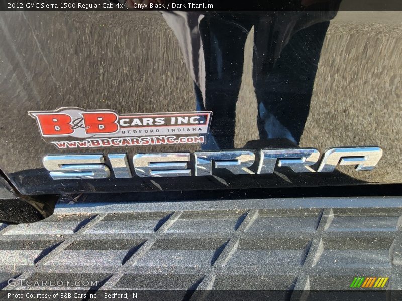 Onyx Black / Dark Titanium 2012 GMC Sierra 1500 Regular Cab 4x4