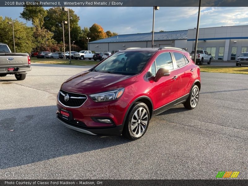 Winterberry Red Metallic / Ebony 2018 Buick Encore Preferred II