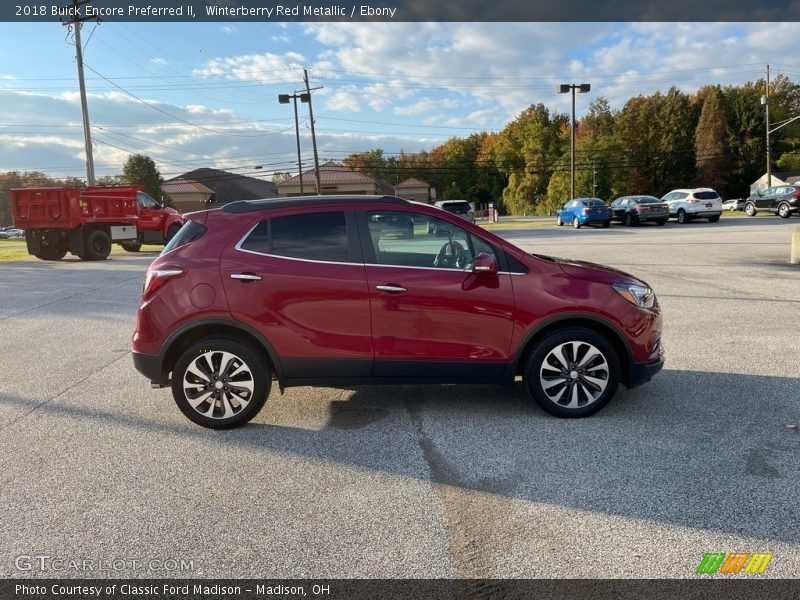 Winterberry Red Metallic / Ebony 2018 Buick Encore Preferred II