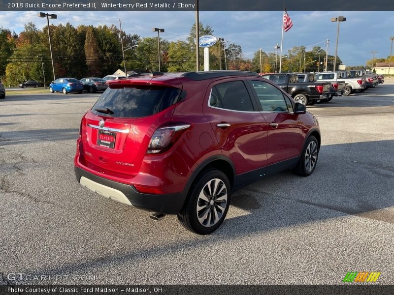 Winterberry Red Metallic / Ebony 2018 Buick Encore Preferred II