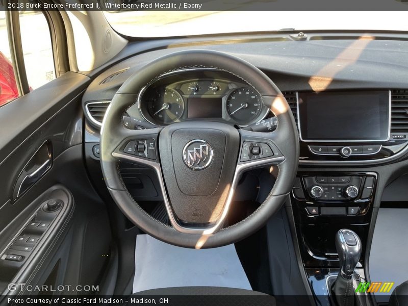 Winterberry Red Metallic / Ebony 2018 Buick Encore Preferred II