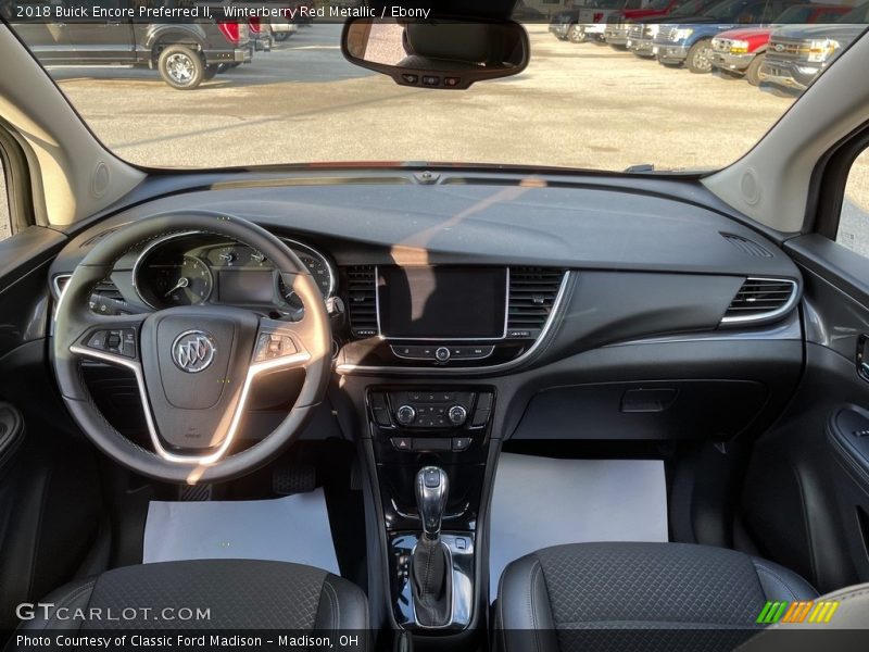 Winterberry Red Metallic / Ebony 2018 Buick Encore Preferred II