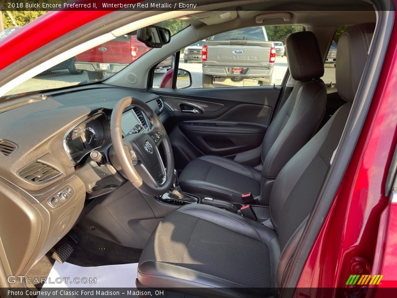 Winterberry Red Metallic / Ebony 2018 Buick Encore Preferred II