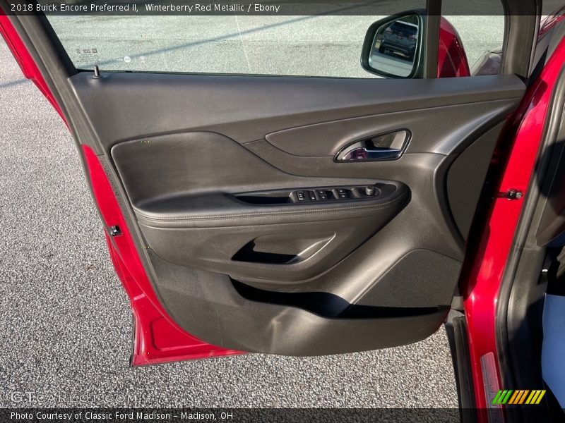 Winterberry Red Metallic / Ebony 2018 Buick Encore Preferred II